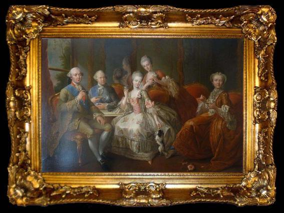 framed  unknow artist The family of the Duke of Penthievre, ta009-2